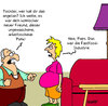 Cartoon: Vater und Tochter (small) by Karsten Schley tagged ernährung,gesundheit,essen,übergewicht,marketing,fastfood