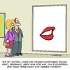 Cartoon: Vorsicht - KUNST!! (small) by Karsten Schley tagged kunst,künstler,museen,moderne,botschaft,kunstliebhaber,männer,frauen,beziehungen,liebe,sex,anmache