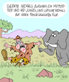 Cartoon: Vorsicht!!! (small) by Karsten Schley tagged natur,wildnis,tiere,fortpflanzung,umwelt,verhalten,forschung,wissenschaft