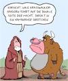 Cartoon: Vorsicht!! (small) by Karsten Schley tagged star,wars,filme,unterhaltung,psychologie,ausbildung,tiere,jähzorn,mentalität,gesellschaft