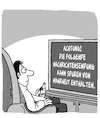 Cartoon: WARNHINWEIS!! (small) by Karsten Schley tagged warnhinweise,medien,nachrichten,tv,fakenews,journalismus,gesellschaft