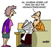 Cartoon: Weihnachten 2012 (small) by Karsten Schley tagged mayaprophezeiung,aberglaube,weihnachten,festtage,religion,zeitungen,journalismus,2012,geld,weihnachtsgeschenke,umsatz,wirtschaft