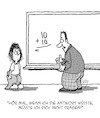 Cartoon: Wer weiß... (small) by Karsten Schley tagged schule,schüler,bildung,lehrer,jobs,ausbildung,mathematik,qualifikation,pisa,gesellschaft