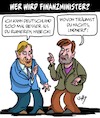 Cartoon: Wer wird Finanzminister? (small) by Karsten Schley tagged politik,koalition,ampel,lindner,habeck,posten,fdp,grüne,spd,regierung,gesellschaft,deutschland