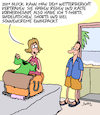 Cartoon: Wetterbericht (small) by Karsten Schley tagged wetter,wetterbericht,wettervorhersage,kleidung,urlaub,reisen,wissenschaft,fake,medien,glaubwürdigkeit,gesellschaft