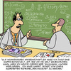 Cartoon: Wissenschaft und Forschung (small) by Karsten Schley tagged wissenschaft,forschung,weltherrschaft,wissenschaftler,waffen,superhelden,comics,filme,unterhaltung