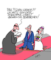 Cartoon: Zeremonie (small) by Karsten Schley tagged hochzeit,heirat,liebe,ehe,männer,frauen,kirche,religion,priester,zeremonien,bräuche,traditionen,scheidung,gesellschaft,europa,deutschland