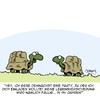 Cartoon: Zukunft... (small) by Karsten Schley tagged alter,lebensversicherungen,business,party,wirtschaft,natur,tiere,schildkröten