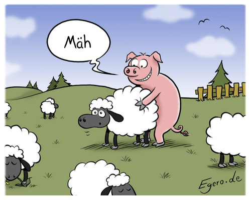 Cartoon: cheater (medium) by Egero tagged egero