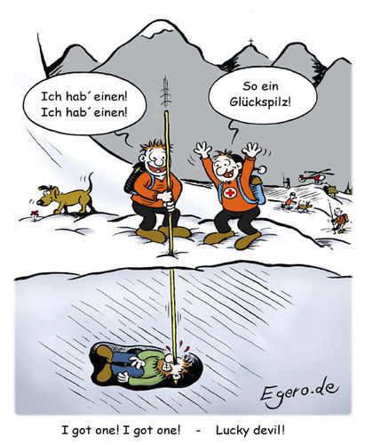 Cartoon: lucky (medium) by Egero tagged lucky,glück,egero,eger