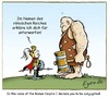 Cartoon: last words (small) by Egero tagged unterworfen,römer,egero,eger