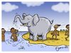 Cartoon: native toilet system (small) by Egero tagged toilet,energiesparen,elefant,egero,eger
