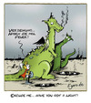 Cartoon: smoking kills (small) by Egero tagged fire,dragons,light,smoking,kills,rauchen,feuer,drache,egero,oliver,eger