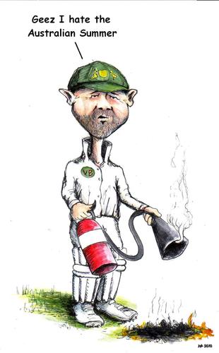 Cartoon: The Real Ashes (medium) by urbanmonk tagged cricket,sport,aussie,summers
