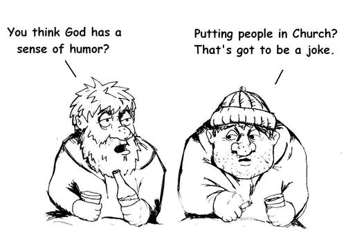 Cartoon: Religous Cynics. (medium) by urbanmonk tagged philosophy,religion