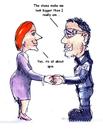 Cartoon: Bono meets the PM (small) by urbanmonk tagged politics,famous,people