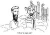 Cartoon: Do I still get my Virgins? (small) by urbanmonk tagged osama,bin,ladens,death
