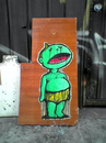 Cartoon: Hard Rubbish Art (small) by urbanmonk tagged wheatpaste,street,art