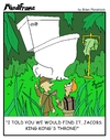 Cartoon: MINDFRAME (small) by Brian Ponshock tagged jungle,king,kong,toilet