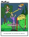 Cartoon: MINDFRAME (small) by Brian Ponshock tagged rapunzel,carnival