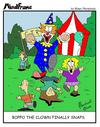 Cartoon: MINDFRAME (small) by Brian Ponshock tagged clowns,circus,children