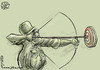 Cartoon: Israeli solider (small) by sabaaneh tagged israeli solider