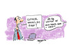 Cartoon: So True (small) by John Meaney tagged laptop,news,paper