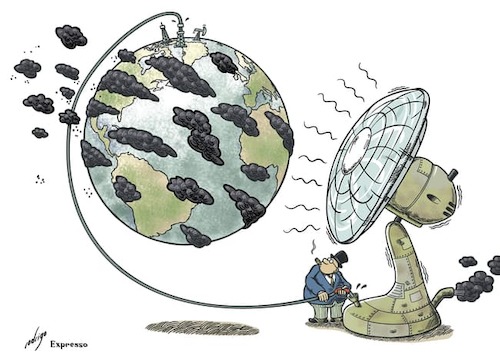 Cataclimate By rodrigo | Politics Cartoon | TOONPOOL
