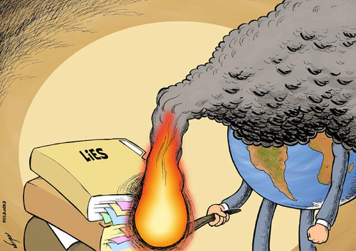 Cartoon: Climategate (medium) by rodrigo tagged copenhagen,summit,climategate,climate,global,warming,pollution