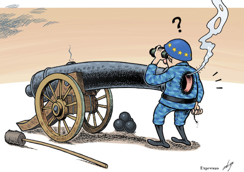 Cartoon: Europocrisy (medium) by rodrigo tagged europe,ec,eu,european,commission,union,economy,policy