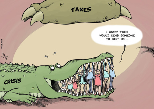 Cartoon: IRSaurus (medium) by rodrigo tagged irs,taxes,government,financial,crisis,economy,tax,payer