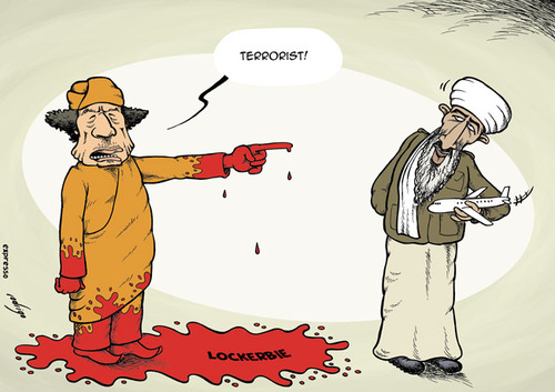 Relative terrorism By rodrigo | Politics Cartoon | TOONPOOL