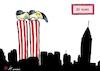 Cartoon: 20 years fall (small) by rodrigo tagged 911 anniversary usa new york twin towers wtc terror terrorist attacks al qaeda bin laden international politics world history war islamic extremism