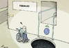 Cartoon: Architectural barriers (small) by rodrigo tagged disabled citizen access equality architecture handicapped