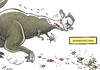 Cartoon: Assadosaurus (small) by rodrigo tagged syria,president,bashar,al,assad,bloodshed,demonstration,protest,killing,children