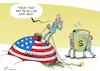 Cartoon: Bidefault (small) by rodrigo tagged usa biden government economy washington democrats republicans senate inflation default spending politics money
