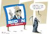 Cartoon: Bidenial (small) by rodrigo tagged usa,president,election,campaign,biden,2024,white,house,washington,poll,americans,democrats,republicans,vote,old,age,international,politics,trump,death