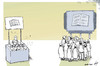 Cartoon: Books or telly (small) by rodrigo tagged books,reading,publishing,press,education,television,media,internet