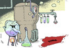 Cartoon: Chemical Assad (small) by rodrigo tagged syria,bashar,al,assad