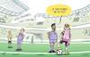 Cartoon: Chromatic discrimination (small) by rodrigo tagged vinicius,real,madrid,racism,brazil,abuse,valencia,mestalla,stadium,laliga,incident,discrimination,lgbtqi,sport,spain,society,education