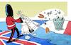 Cartoon: Crossing migrants (small) by rodrigo tagged uk,france,migrants,boats,immigration,english,channel,deaths,wreck,eu,europe,poverty,international,politics,society