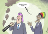 Cartoon: Democratic Joint (small) by rodrigo tagged us,usa,obama,bill,clinton,marijuana,pot,cannabis,joint,smoking,drugs