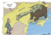 Cartoon: Diplomatovsky (small) by rodrigo tagged ukraine,russia,us,usa,united,states,nato,peace,diplomacy,crimea,military,army,vladimir,putin,john,kerry
