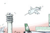Cartoon: Drug trafficking (small) by rodrigo tagged drug,trafficking,security,airport,airplane,police,crime