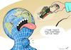 Cartoon: Ever chokin (small) by rodrigo tagged suez,canal,evergreen,ship,trade,ever,given,commerce,economy,covid,coronavirus,pandemic,world,international,global,egypt