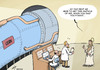 Cartoon: God particle found (small) by rodrigo tagged cern,lhc,science,higgs,boson,physics,god,particle