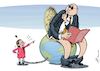 Cartoon: Greta Thunder (small) by rodrigo tagged greta,thunberg,un,climate,summit,global,warming,pollution,earth,world,planet,nature,extinction,environment