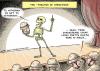 Cartoon: Hamlet in Iraq (small) by rodrigo tagged iraq,usa,hamlet,shakespeare,theater,war,us,army