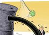 Cartoon: Infected Oil (small) by rodrigo tagged covid19 coronavirus pandemic epidemic economy oil prices fuel energy markets trump