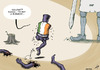 Cartoon: Irish black knight (small) by rodrigo tagged monty,python,holy,grail,ireland,crisis,debt,bailout,imf,eu,europe,european,union,black,knight